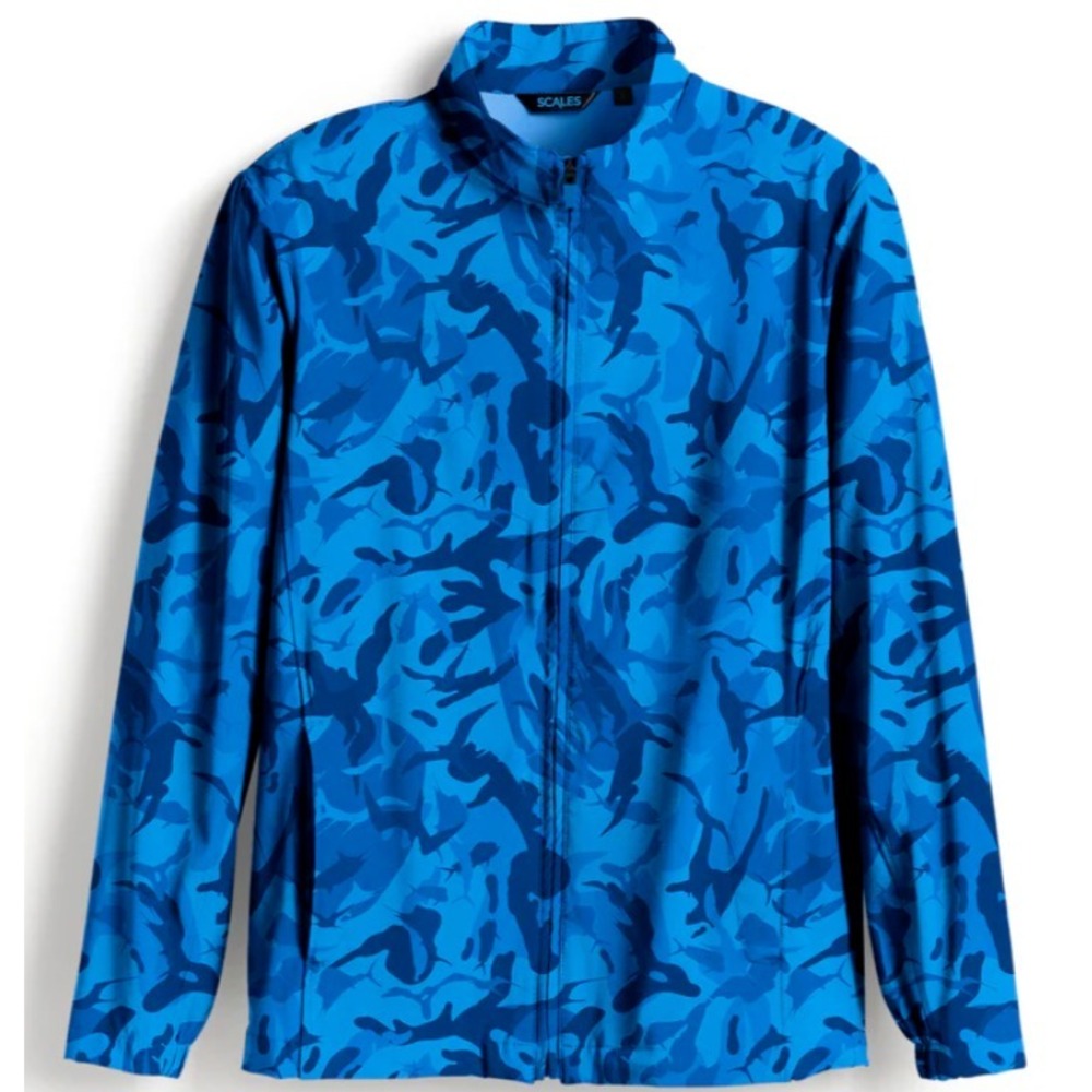 Scales Man's Size S - Gear  Frigate Camo Full Zip Jacket